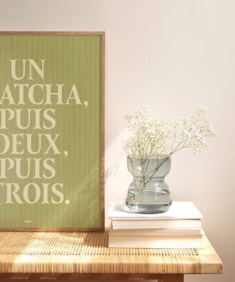 Un matcha puis deux puis trois studio topo affiche Un matcha puis deux puis trois studio topo affiche