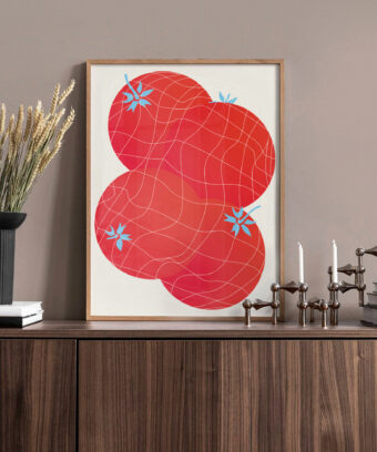 tomates affiche postales studio topo tomates affiche postales studio topo